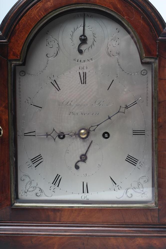 A MAHOGANY STRIKING TABLE CLOCK Image