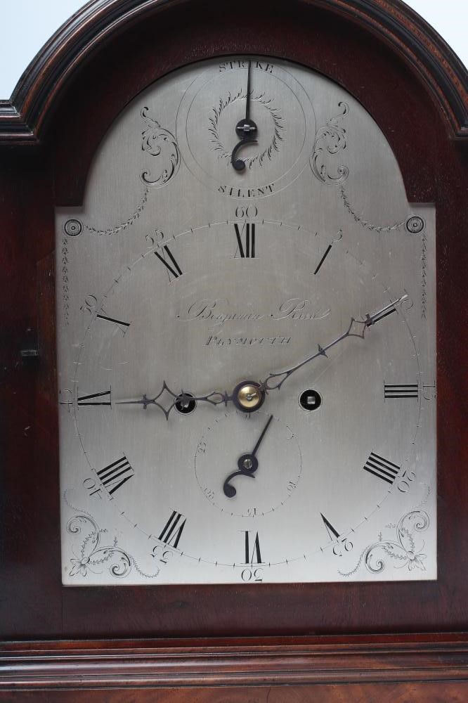 A MAHOGANY STRIKING TABLE CLOCK Image