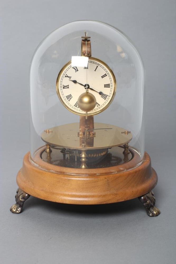 A BRIGGS TORSION ROTARY BALL PENDULUM CLOCK Image