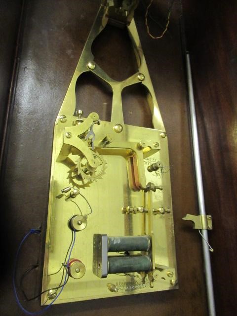 A MAHOGANY CASED ELECTRIC REGULATOR signed H.W. Mallett 1929 Image