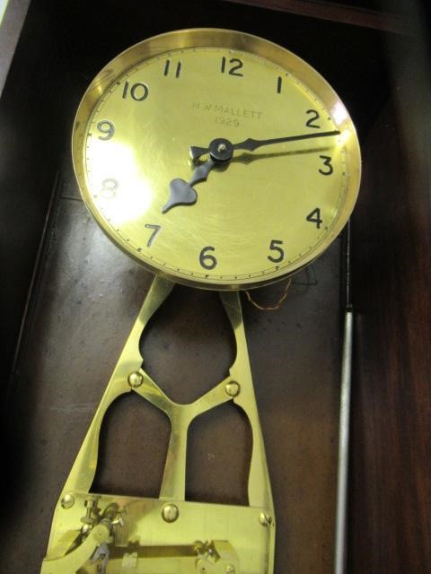 A MAHOGANY CASED ELECTRIC REGULATOR signed H.W. Mallett 1929 Image