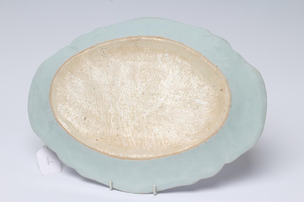 A CHINESE PORCELAIN DISH of lobed oval form Image
