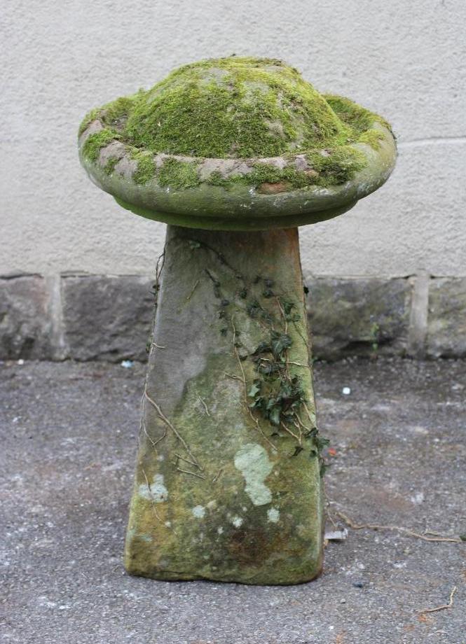 A SANDSTONE STADDLE STONE Image