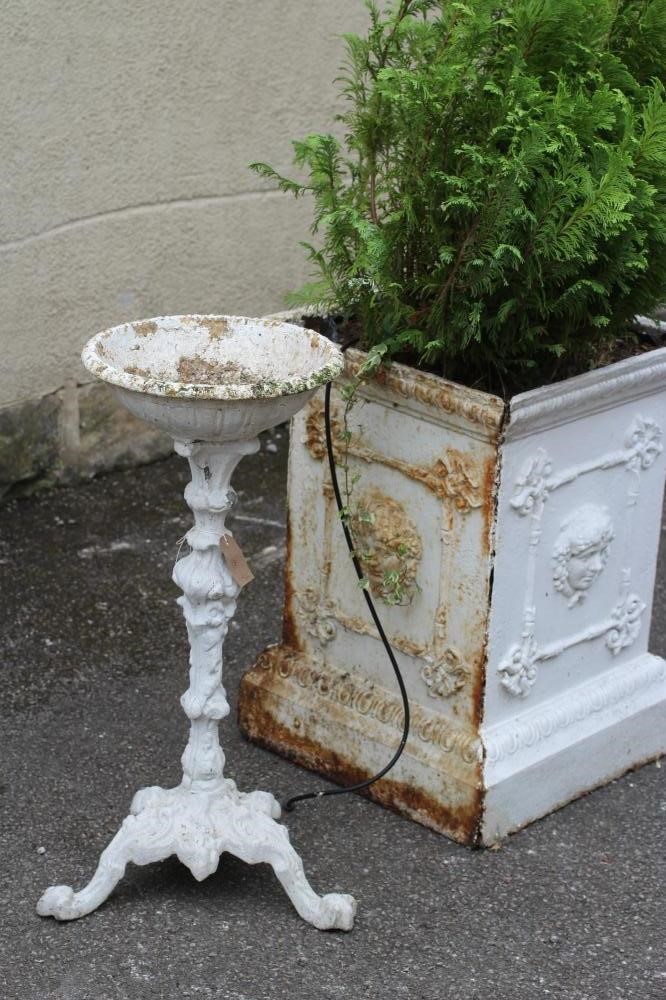 A CAST METAL PLANTER Image