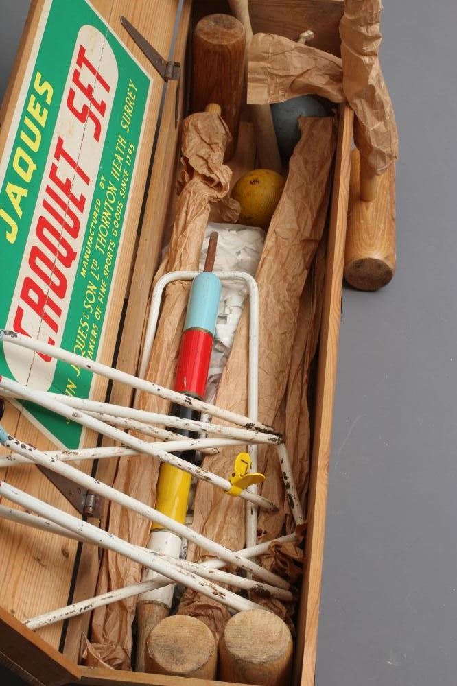A JAQUES CROQUET SET Image