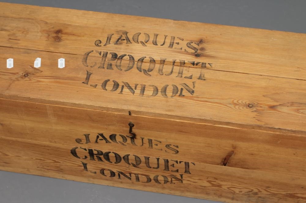 A JAQUES CROQUET SET Image