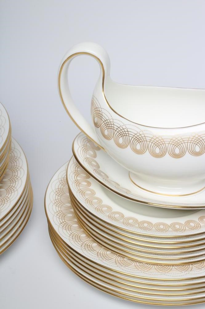 OF ROYAL INTEREST - a Wedgwood china dinner service designed by Eric Ravilious for the Queen's Image