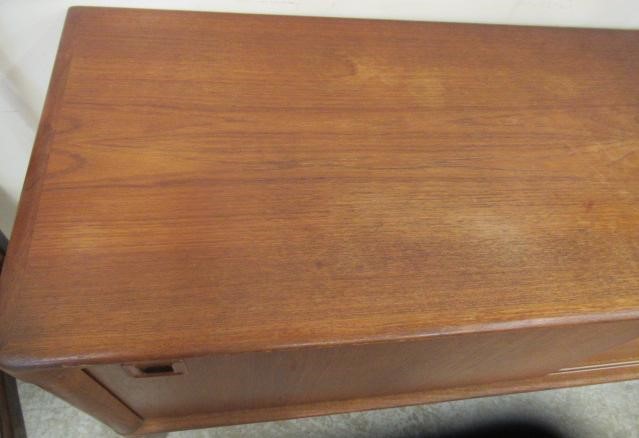 A BRAMIN TEAK LONG SIDEBOARD Image