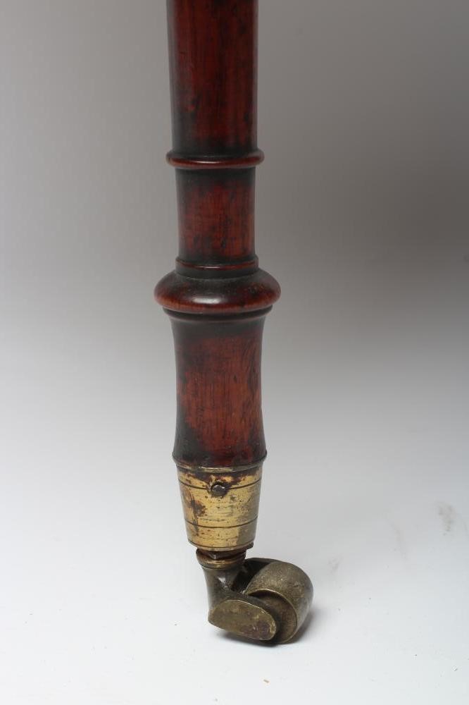 A REGENCY MAHOGANY WORK TABLE of oblong form with ebony stringing Image