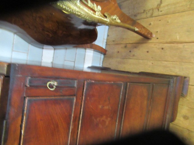 A GEORGIAN MAHOGANY BUREAU BOOKCASE Image