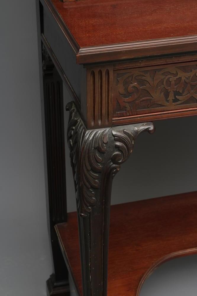 A GEORGIAN REVIVAL MAHOGANY CABINET ON STAND Image