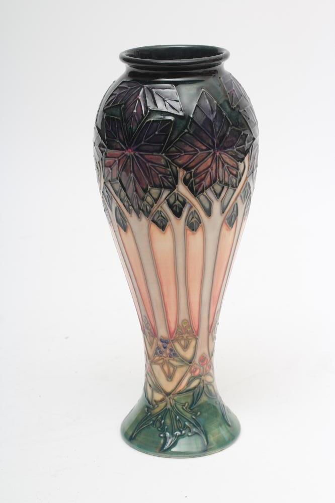 A MOORCROFT POTTERY CLUNY PATTERN VASE Image