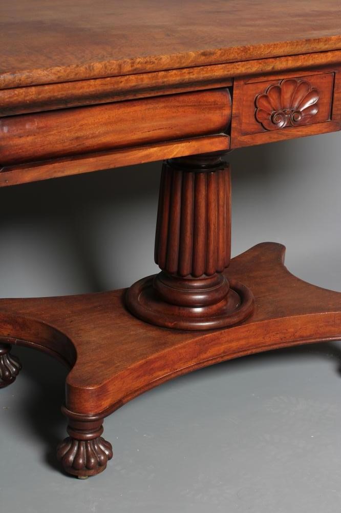 A LARGE EARLY VICTORIAN MAHOGANY FOLDING TEA TABLE Image