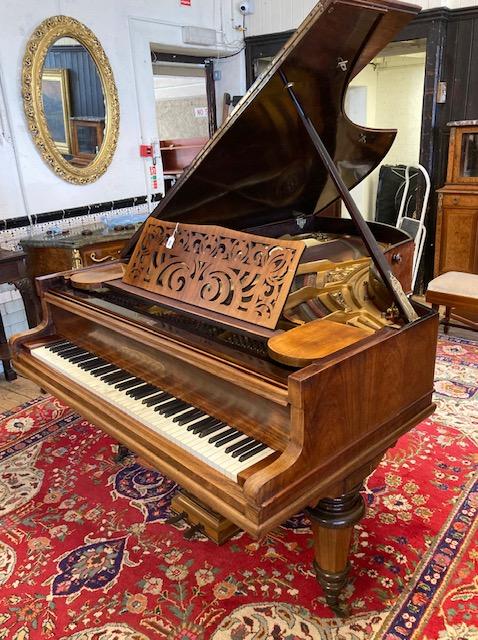 A RUD IBACH SOHN BOUDOIR GRAND PIANO Image