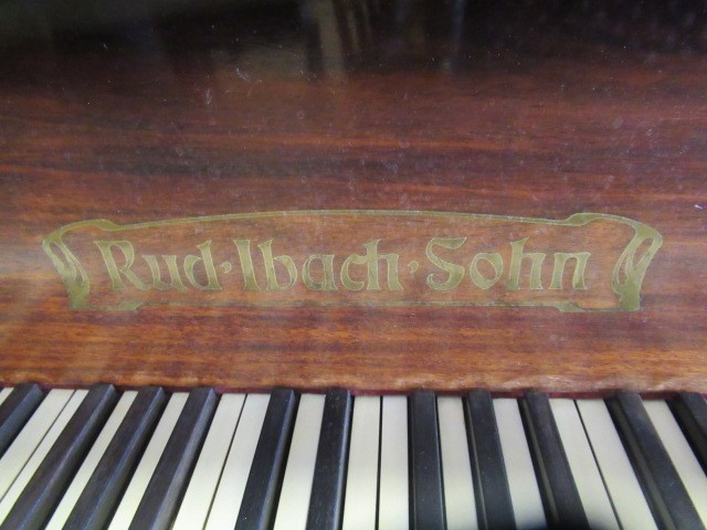 A RUD IBACH SOHN BOUDOIR GRAND PIANO Image