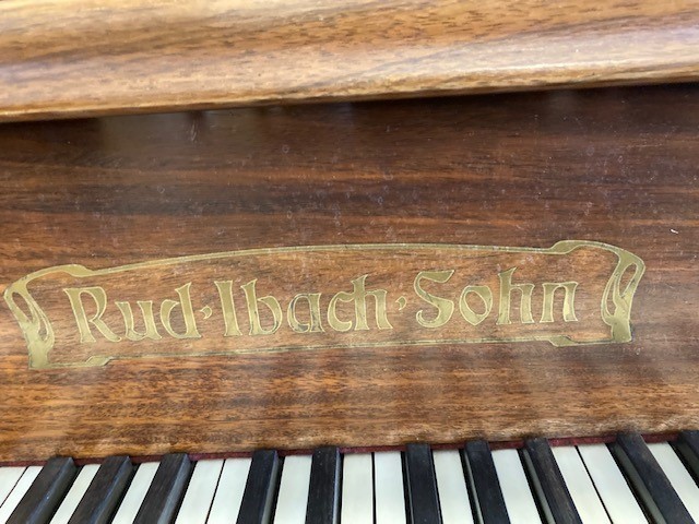 A RUD IBACH SOHN BOUDOIR GRAND PIANO Image