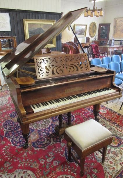 A RUD IBACH SOHN BOUDOIR GRAND PIANO Image