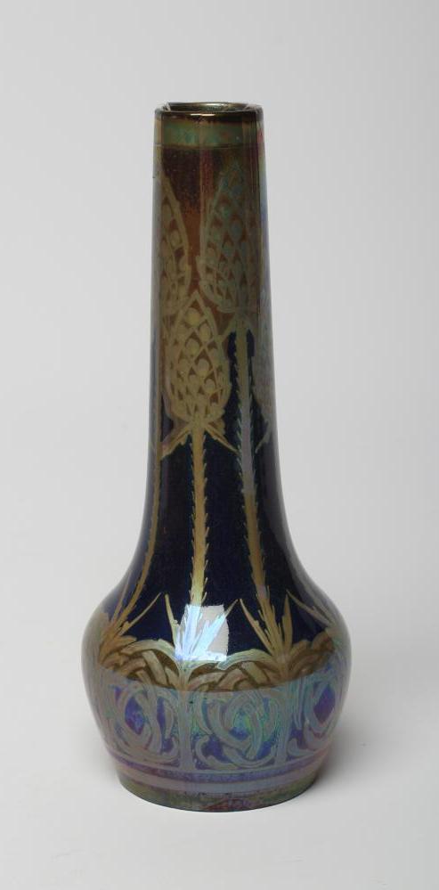 A ROYAL LANCASTRIAN POTTERY STEM VASE Image
