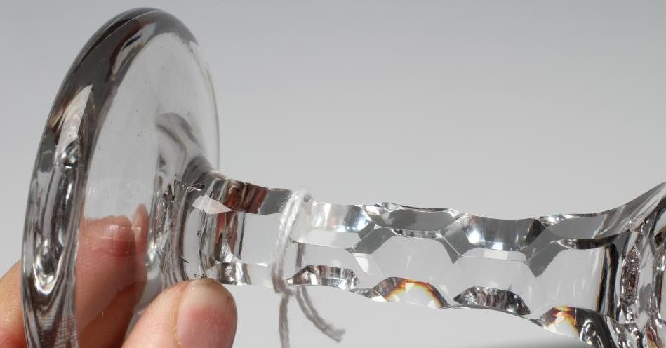 A SMALL GLASS ALE FLUTE Image