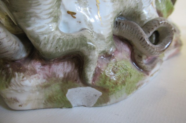 TWO MEISSEN PORCELAIN OWLS Image