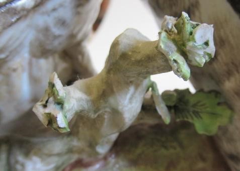 TWO MEISSEN PORCELAIN OWLS Image