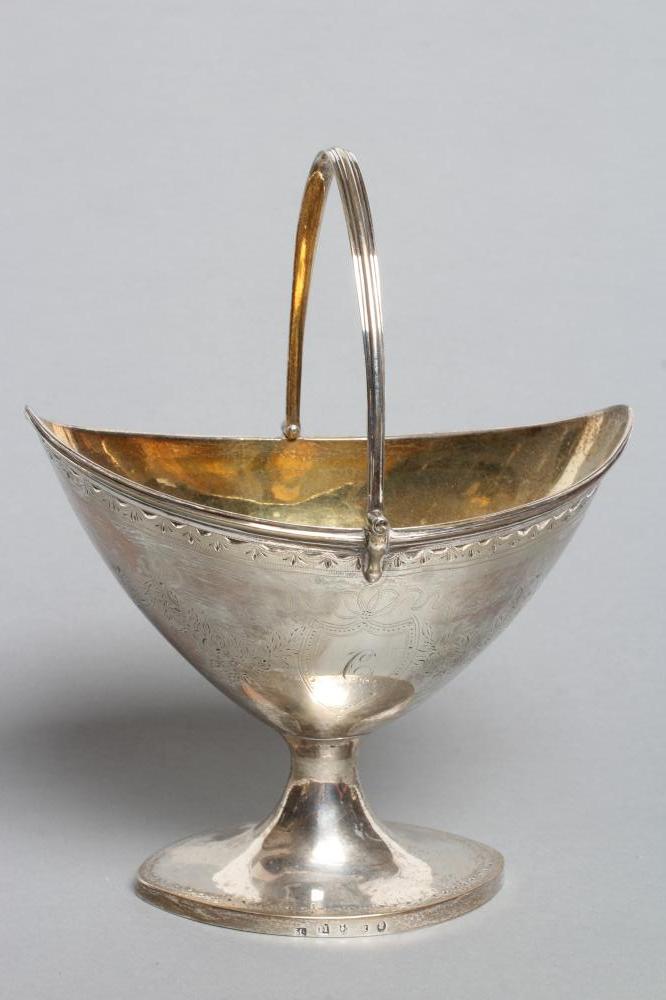 A LATE GEORGE III SCOTTISH SUGAR BASKET Image