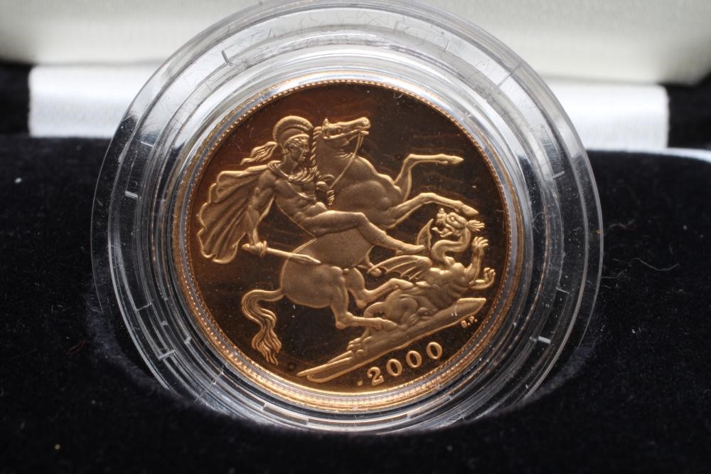 AN ELIZABETH II PROOF SOVEREIGN 2000 Image