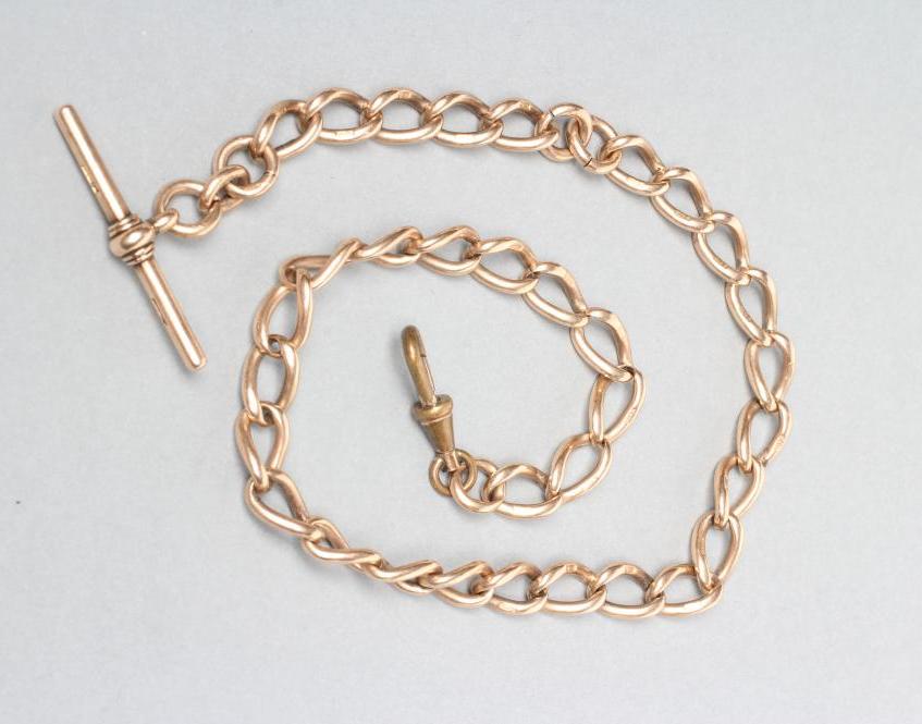 A CURB LINK WATCH CHAIN Image