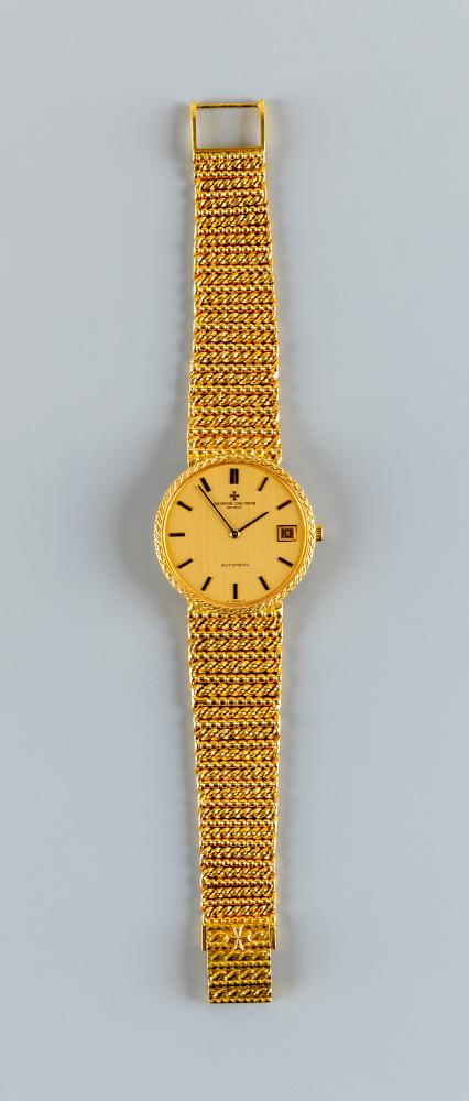 A GENTLEMAN'S 18CT GOLD VACHERON CONSTANTIN AUTOMATIC WRISTWATCH Image