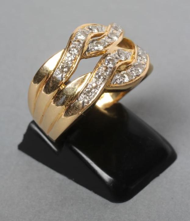 A DIAMOND BAND RING Image