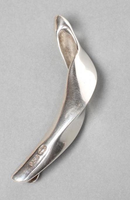 A GEORG JENSEN SILVER "SLIDER" PENDANT Image