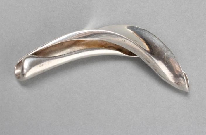 A GEORG JENSEN SILVER "SLIDER" PENDANT Image