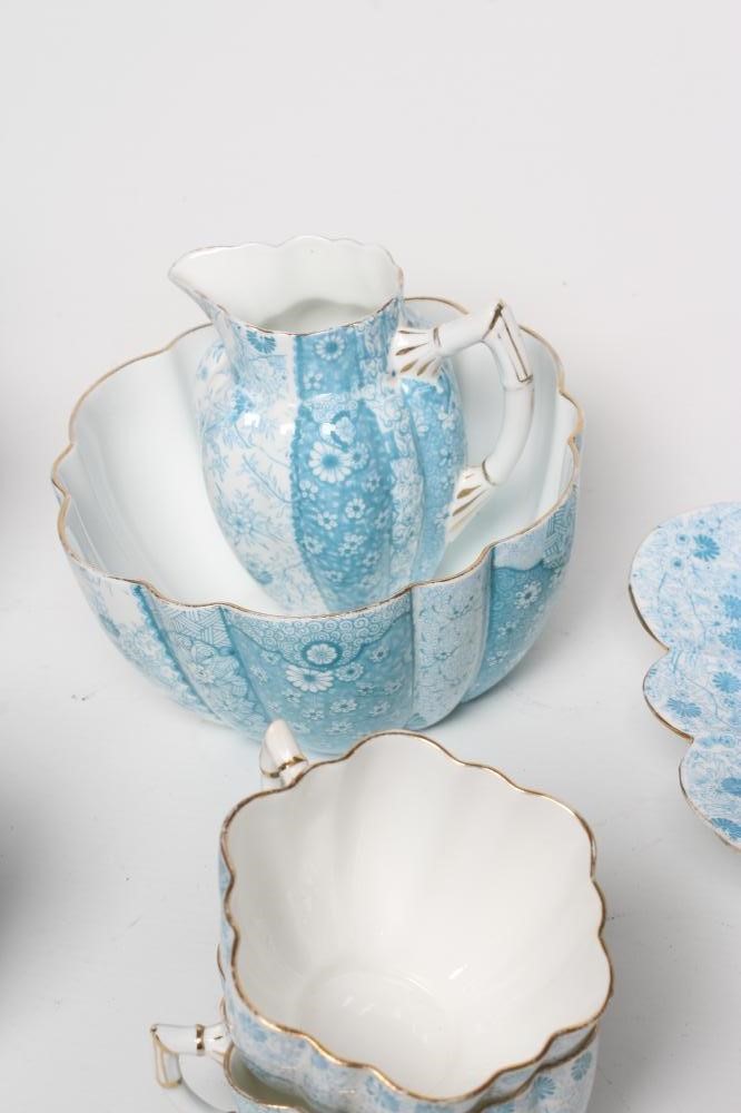 A LATE VICTORIAN WILEMAN & CO. CHINA TEA SERVICE Image