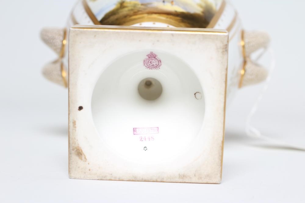 A ROYAL WORCESTER PORCELAIN URN Image