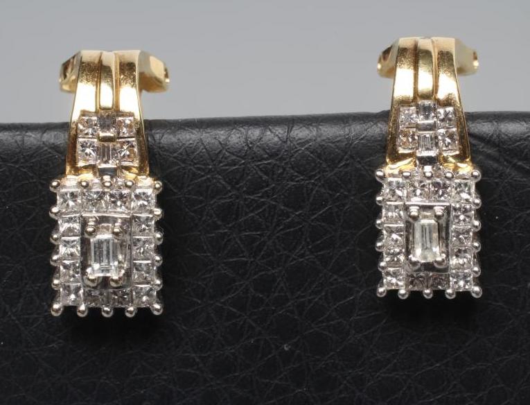 A PAIR OF FRENCH CLIP EARRINGS Image