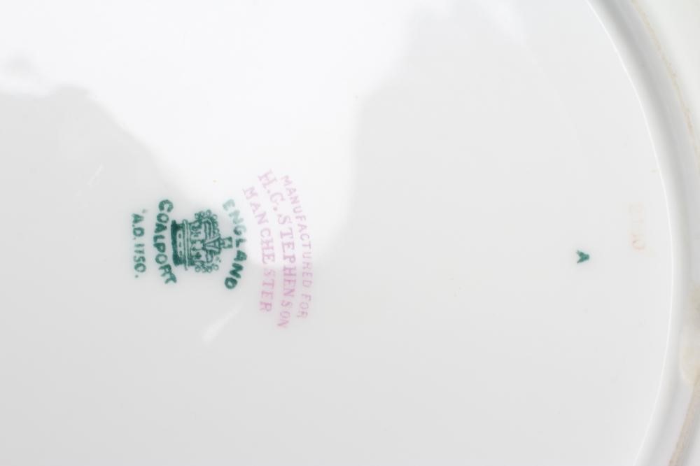 A SET OF TWELVE COALPORT CHINA DESSERT PLATES Image