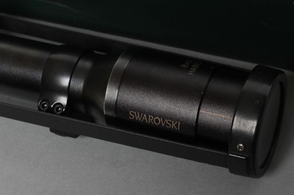 A SWAROVSKI 8X56 HABICHT RIFLE SCOPE Image
