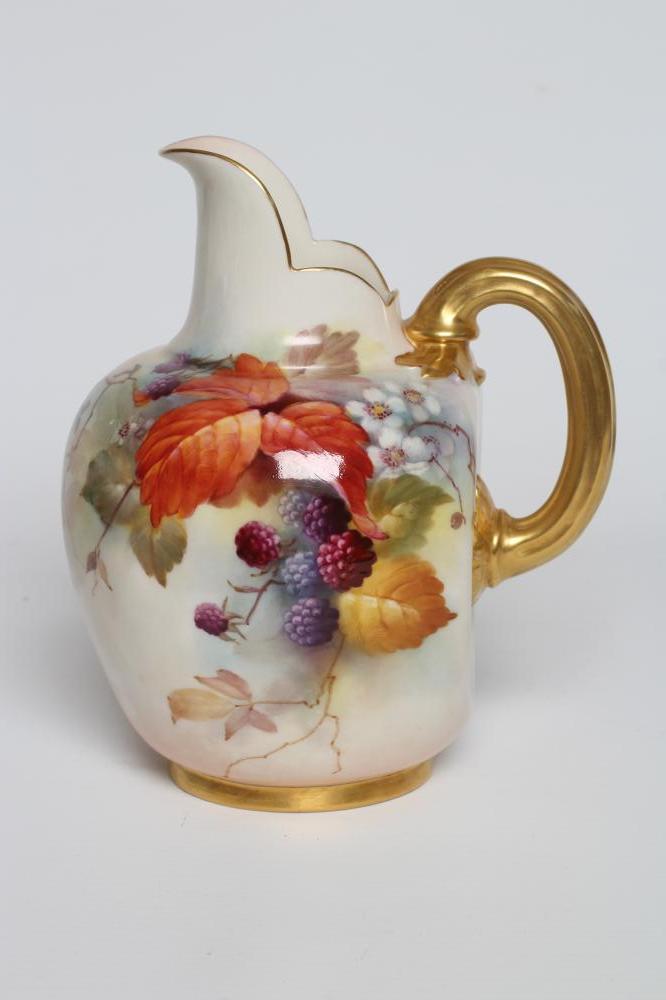 A ROYAL WORCESTER CHINA ICE JUG Image