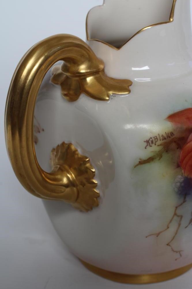 A ROYAL WORCESTER CHINA ICE JUG Image