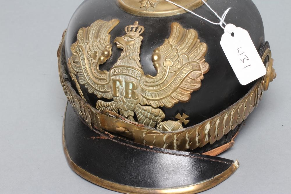 AN IMPERIAL GERMAN PICKELHAUBE HELMET Image