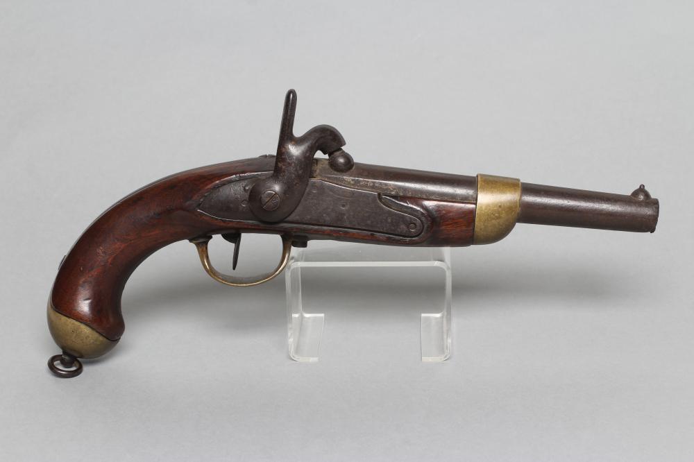 A BELGIAN SEA SERVICE PERCUSSION PISTOL Image