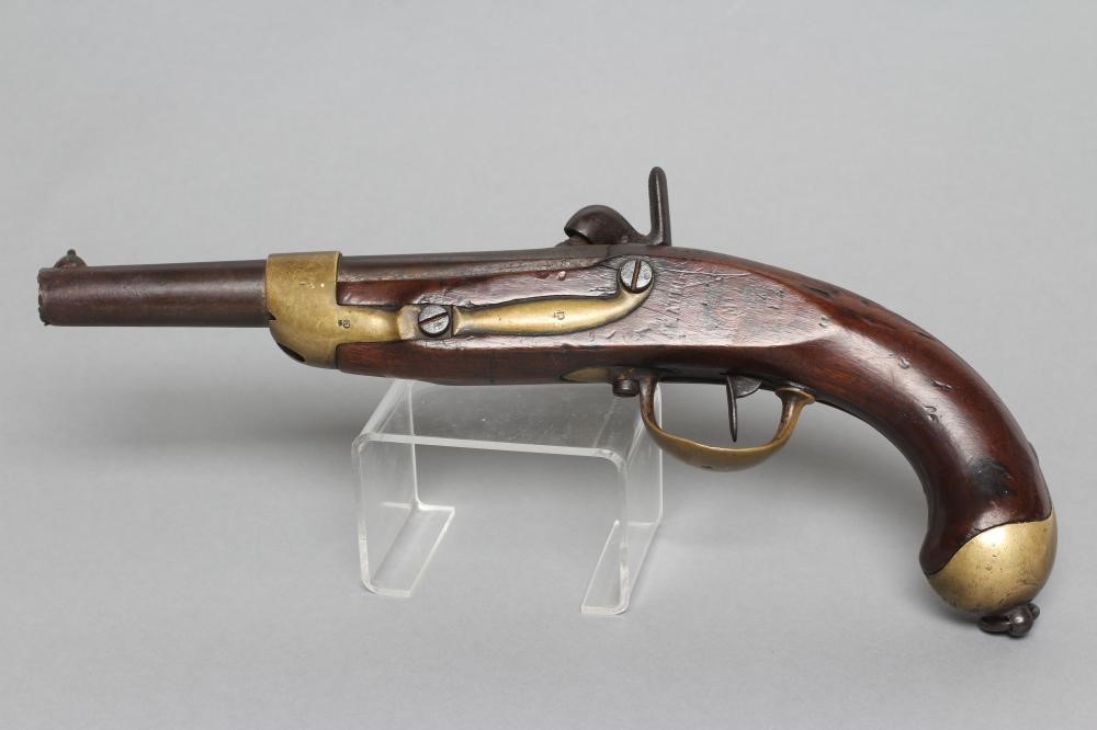 A BELGIAN SEA SERVICE PERCUSSION PISTOL Image