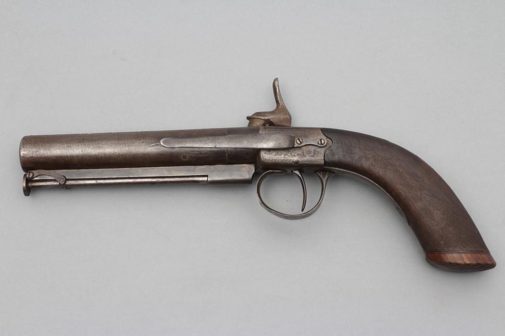 A 16 BORE PERCUSSION BELT PISTOL Image