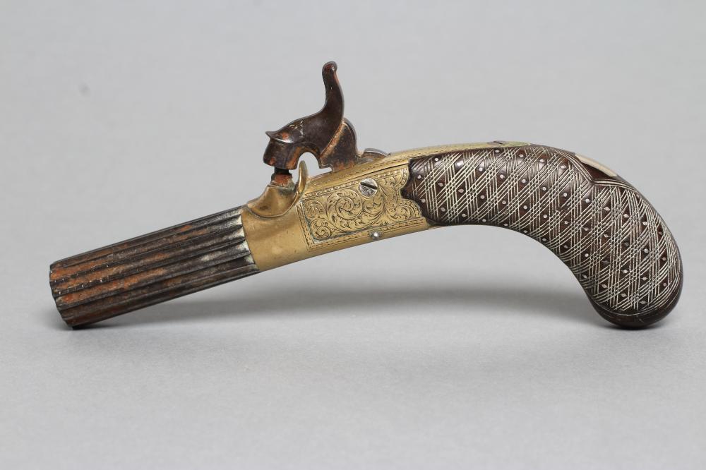 A PERCUSSION POCKET PISTOL Image