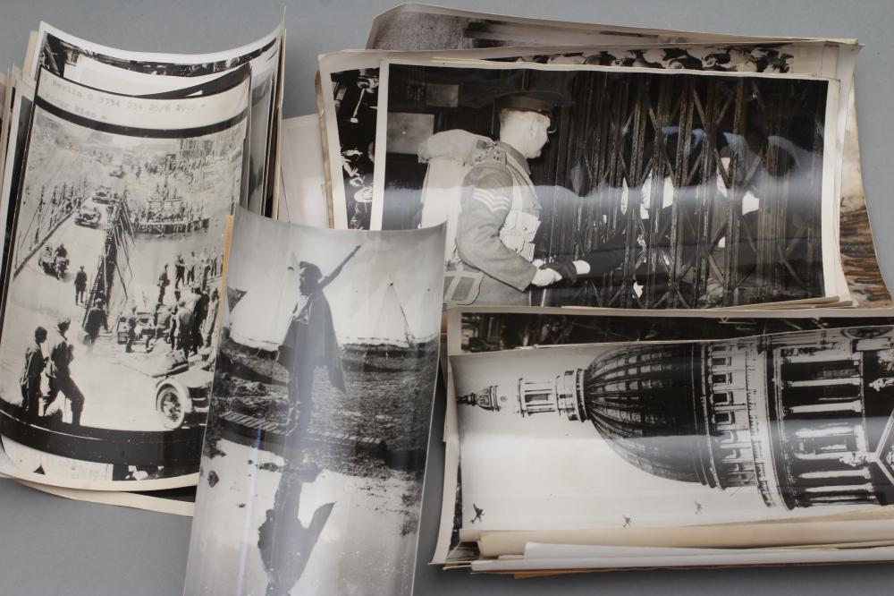 A COLLECTION OF APPROXIMATELY 76 SECOND WORLD WAR GERMAN PRESS IMAGES Image