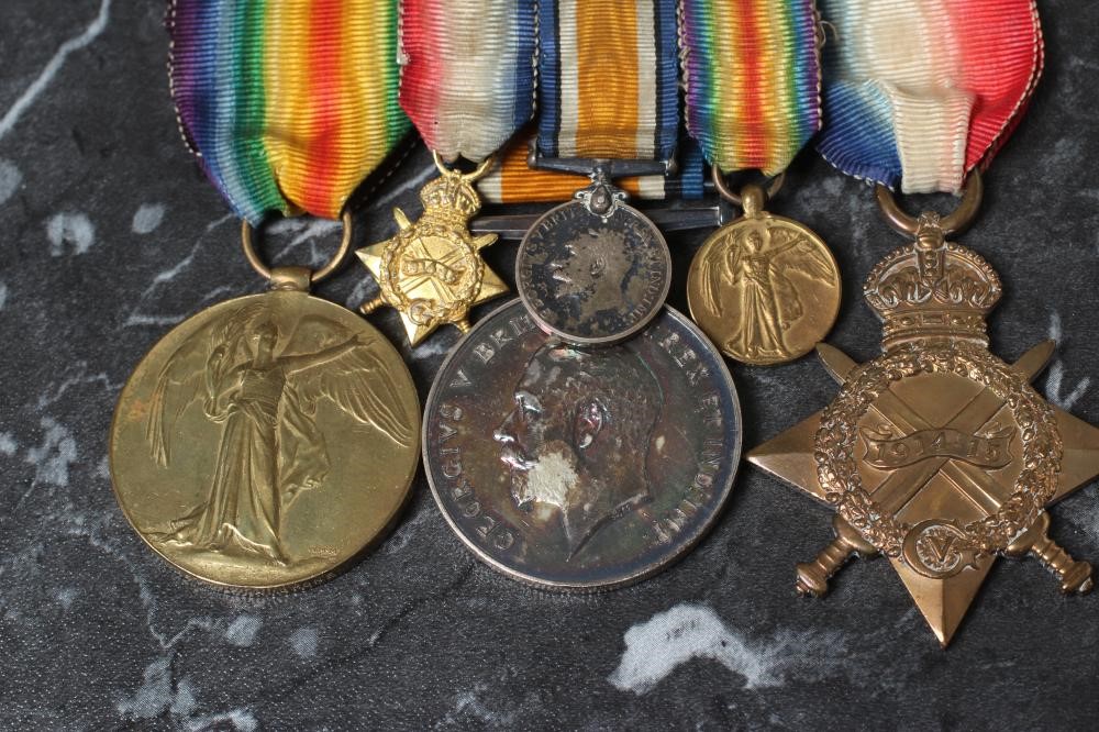 TWO GROUPS OF FIRST & SECOND WORLD WAR MEDALS AWARDED TO TWO FAMILY MEMBERS Image