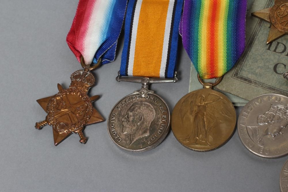 A FAMILY OF MEDALS FOR THE FIRST & SECOND WORLD WAR AWARDED TO A FATHER & SON Image