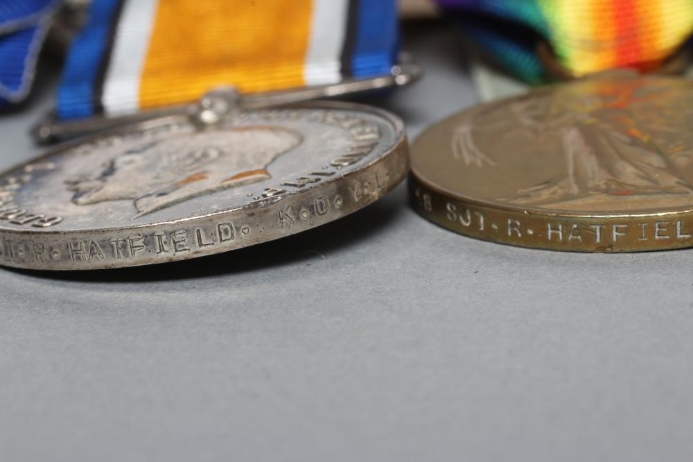 A FAMILY OF MEDALS FOR THE FIRST & SECOND WORLD WAR AWARDED TO A FATHER & SON Image