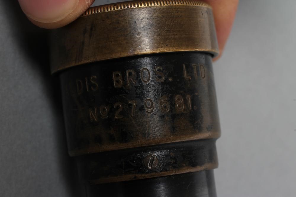 A FIRST WORLD WAR RIFLE SCOPE by Aldis Bros. Ltd. Image