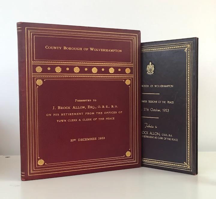 'PRESENTED TO J BROCK ALLEN Image